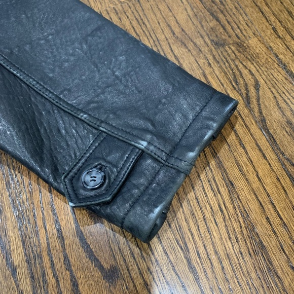 Vintage Danier Oversized Leather Jacket with Detachable Vest Men’s Small - Picture 6 of 12